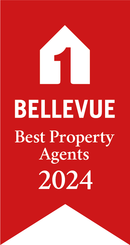 Signet der Auszeichnung BELLEVUE Best Property Agents 2024